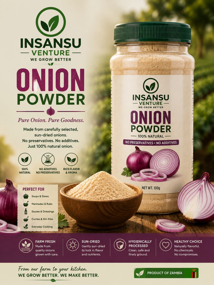Insansu Venture onion powder jar concept